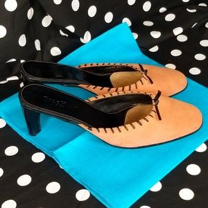 COLE HAAN Suede Mule in Mauve